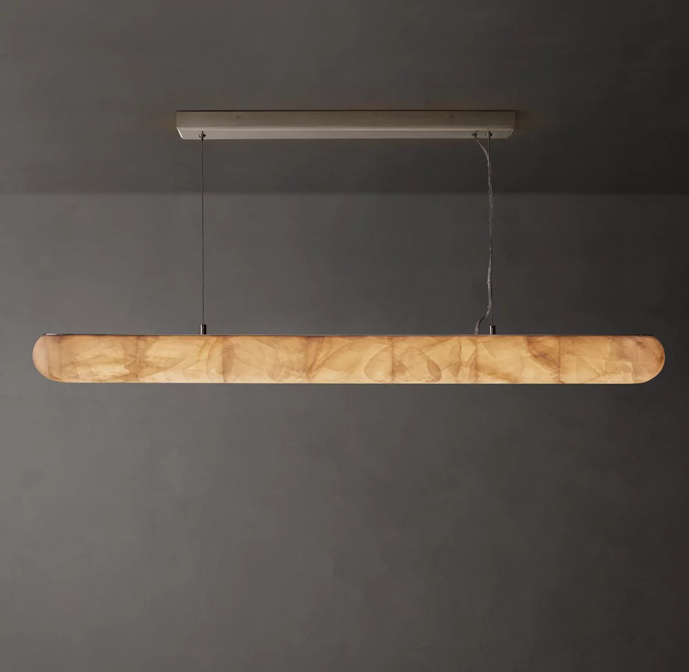 Calcera Linear Stone LED Chandelier