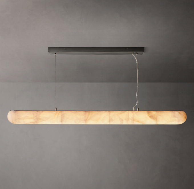 Calcera Linear Stone LED Chandelier