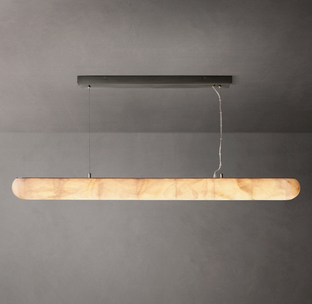 Calcera Linear Stone LED Chandelier