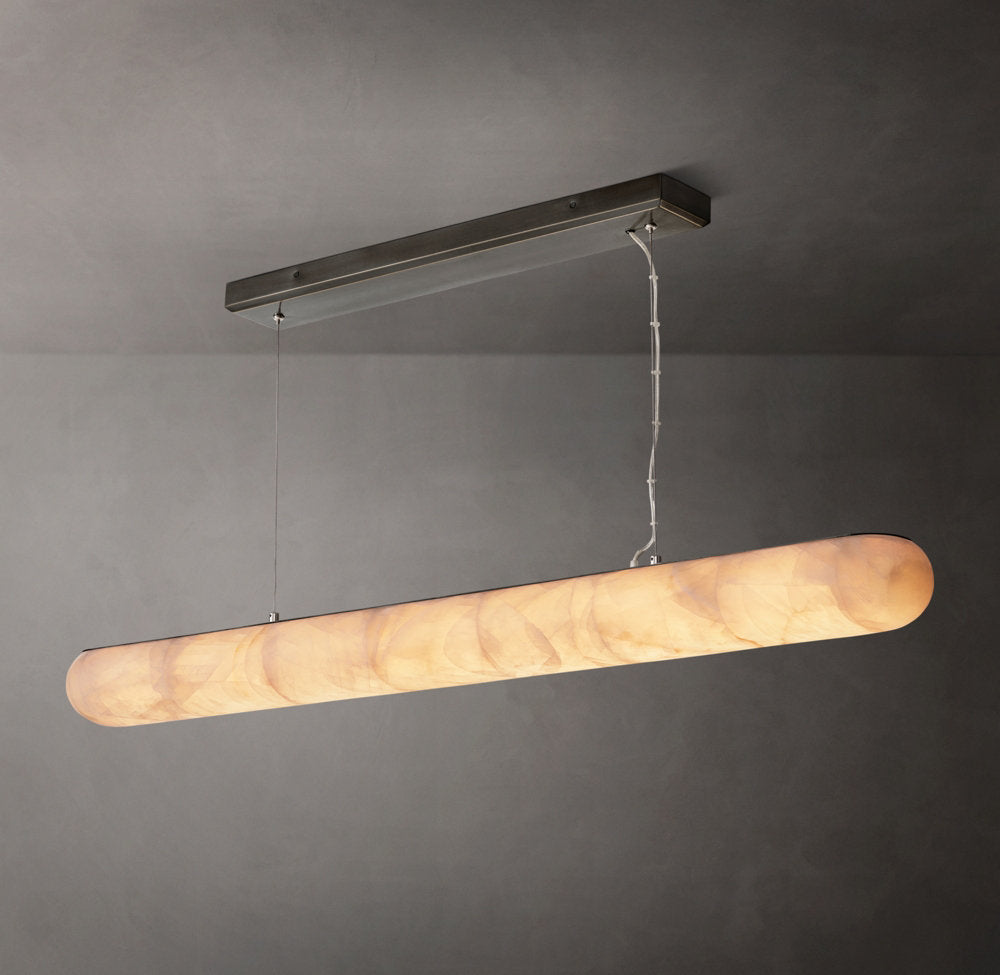 Calcera Linear Stone LED Chandelier
