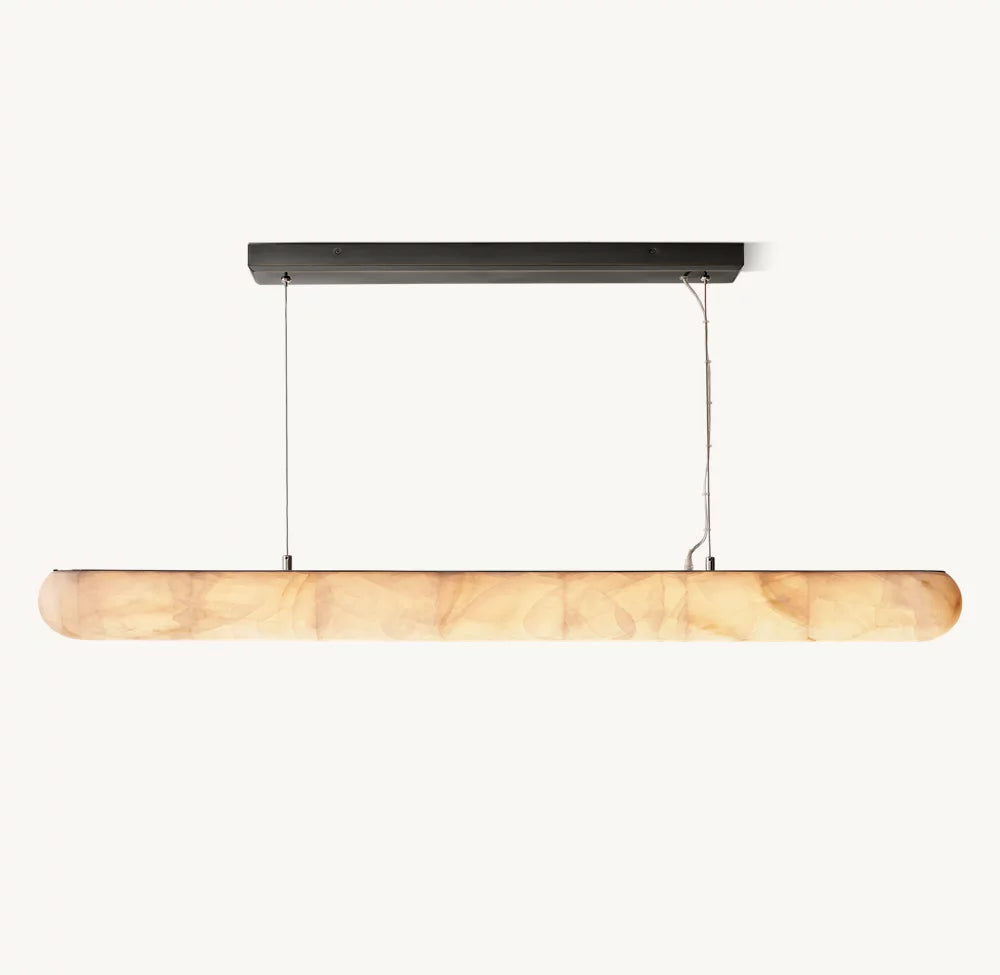 Calcera Linear Stone LED Chandelier