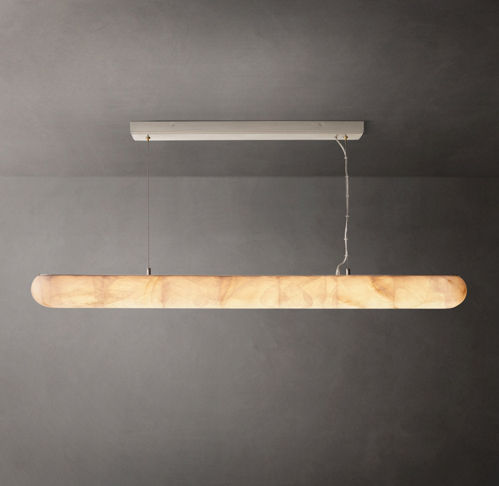 Calcera Linear Stone LED Chandelier