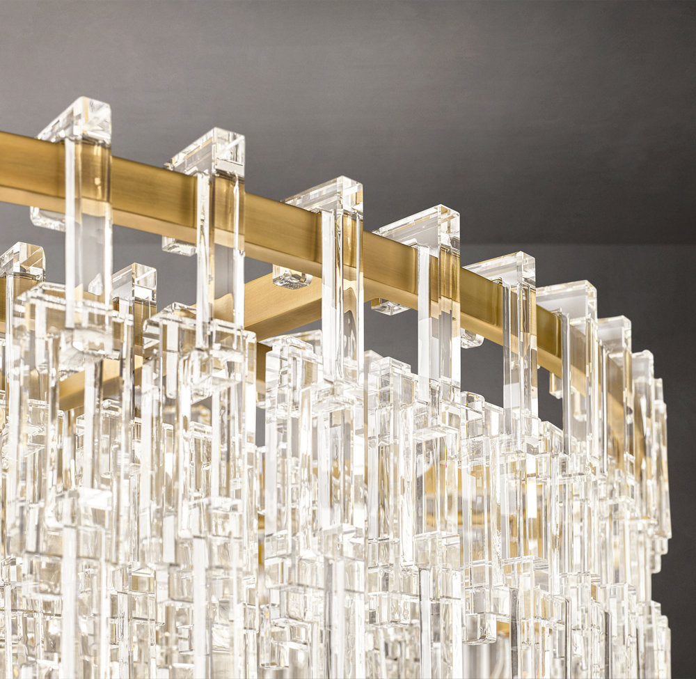 Celestara Linked Crystal Ring Chandelier