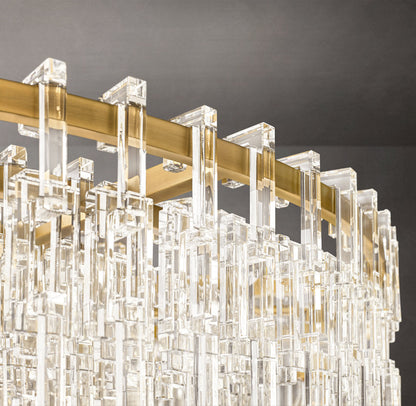 Celestara Linked Crystal Ring Chandelier