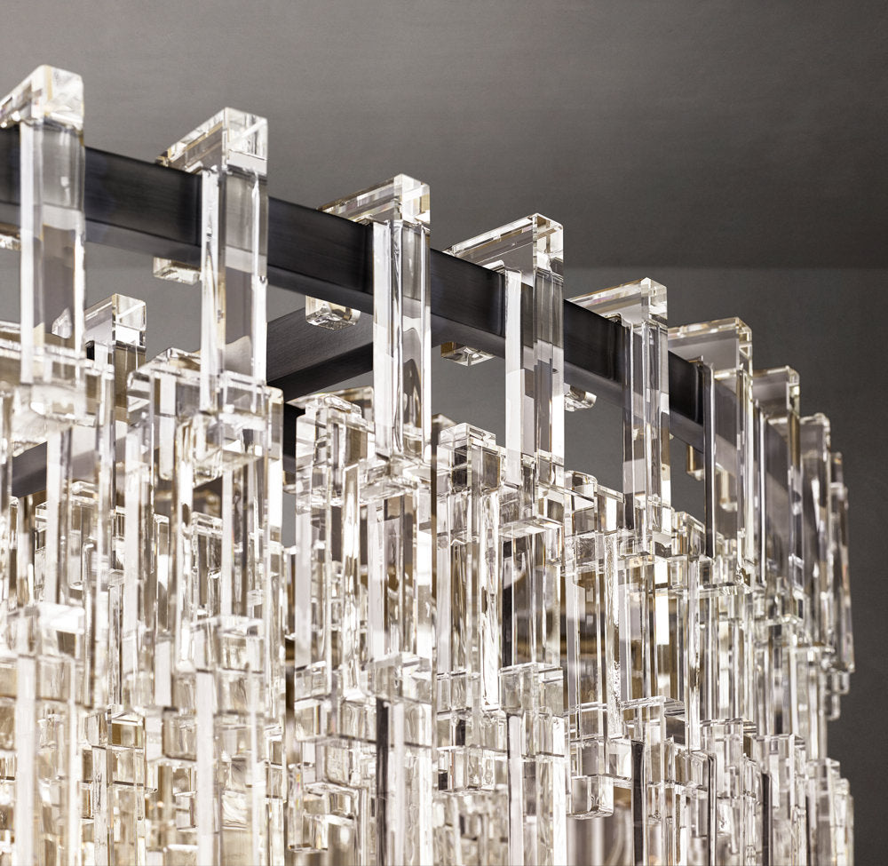 Celestara Linked Crystal Ring Chandelier