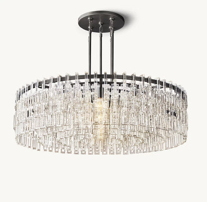 Celestara Linked Crystal Ring Chandelier