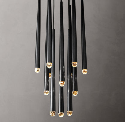 Celestine Brass Drop LED Chandelier