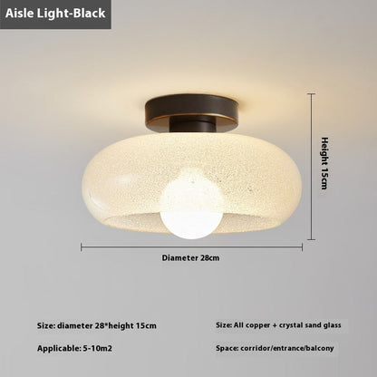Chalazie Glass Ceiling Lamp