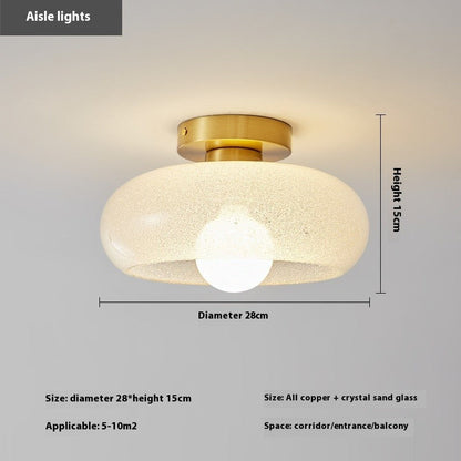 Chalazie Glass Ceiling Lamp