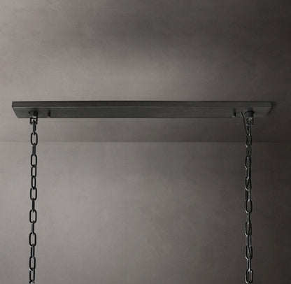 Clarion Rectangular Crystal Prism Chandelier