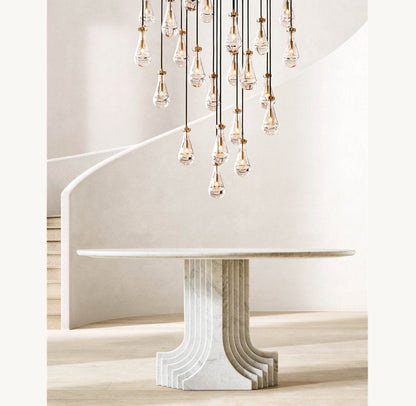 Deluge Artisan Glass Drop Chandelier