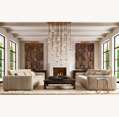 Deluge Artisan Glass Drop Chandelier