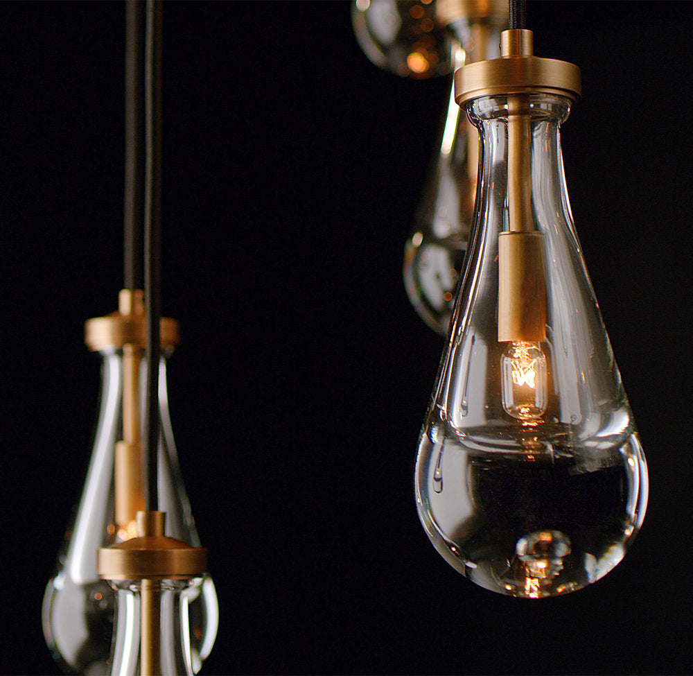 Deluge Artisan Glass Drop Chandelier