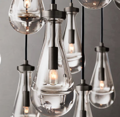 Deluge Artisan Glass Drop Chandelier