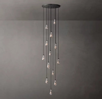 Deluge Artisan Glass Drop Chandelier