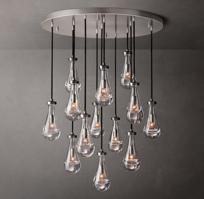 Deluge Artisan Glass Drop Chandelier