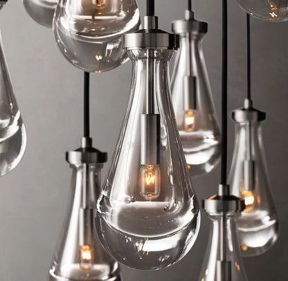 Deluge Artisan Glass Drop Chandelier
