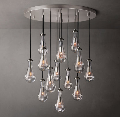 Deluge Artisan Glass Drop Chandelier