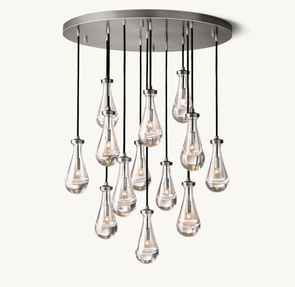 Deluge Artisan Glass Drop Chandelier