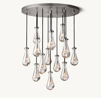 Deluge Artisan Glass Drop Chandelier