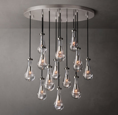 Deluge Artisan Glass Drop Chandelier