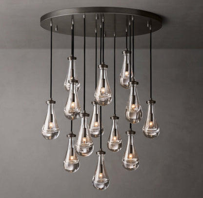 Deluge Artisan Glass Drop Chandelier