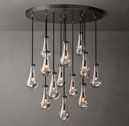 Deluge Artisan Glass Drop Chandelier