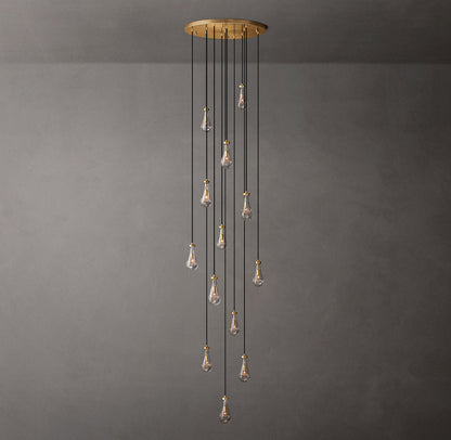 Deluge Artisan Glass Drop Chandelier