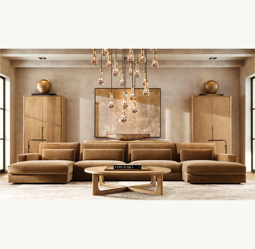 Deluge Artisan Glass Drop Chandelier