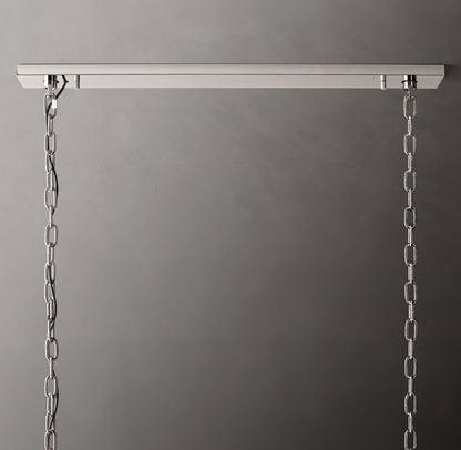 Elara Calcite Prism Rectangular Chandelier