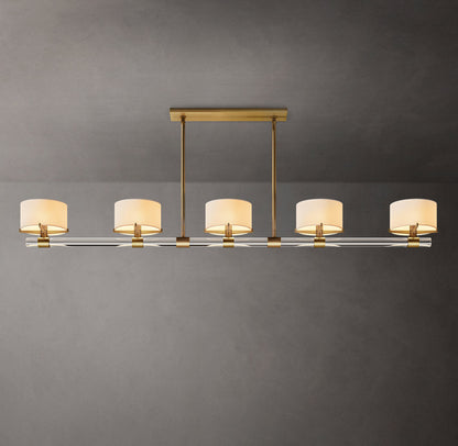 Elsinore Crystal Rod Linear Chandelier