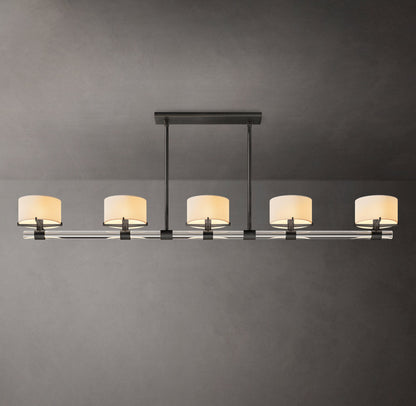 Elsinore Crystal Rod Linear Chandelier