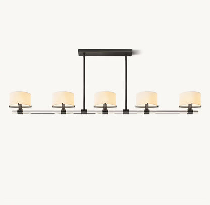 Elsinore Crystal Rod Linear Chandelier