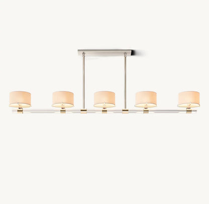 Elsinore Crystal Rod Linear Chandelier