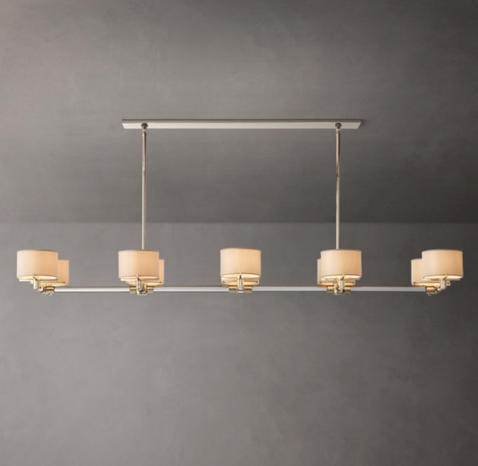 Elsinore Crystal Rod Linear Chandelier
