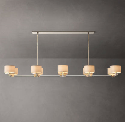 Elsinore Crystal Rod Linear Chandelier