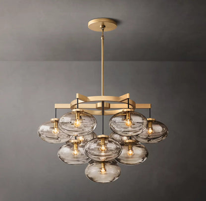 Elysian Blown Glass Globe Chandelier