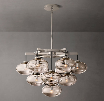 Elysian Blown Glass Globe Chandelier