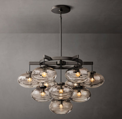 Elysian Blown Glass Globe Chandelier