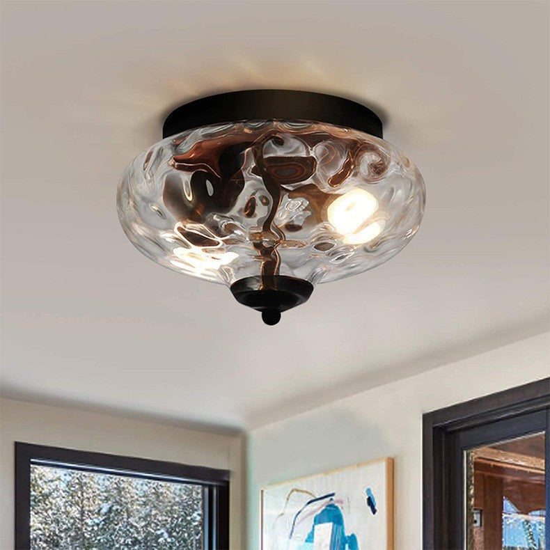 Embedded Glass Ceiling Lamp