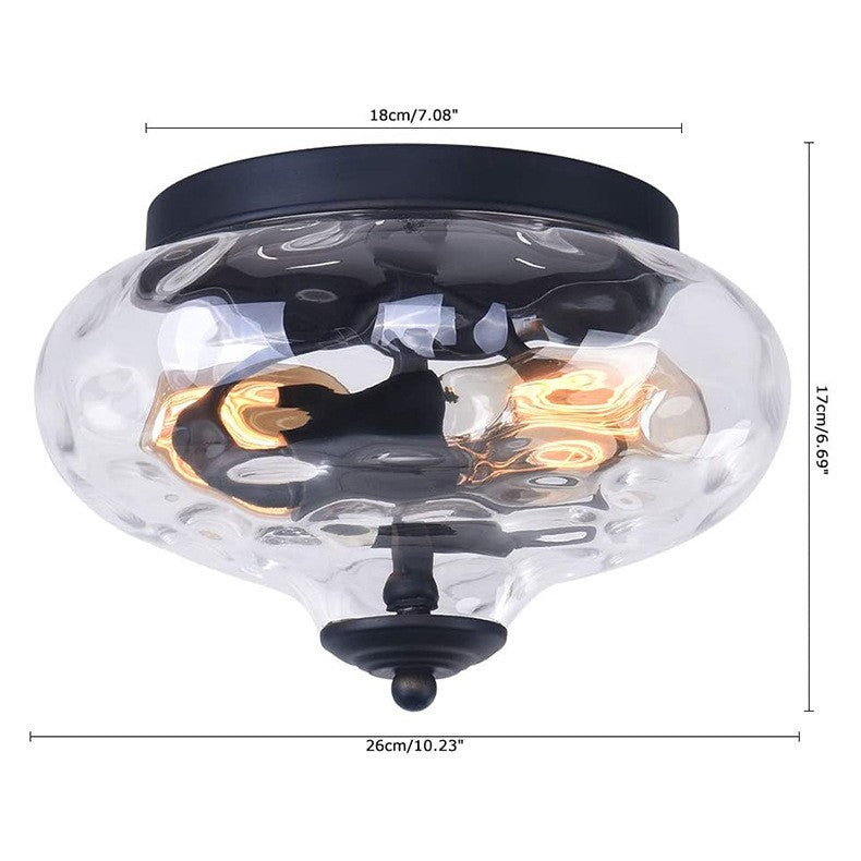Embedded Glass Ceiling Lamp