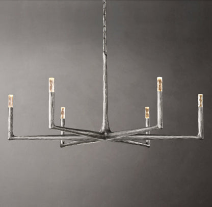 Forgecrest Faceted Glass Chandelier