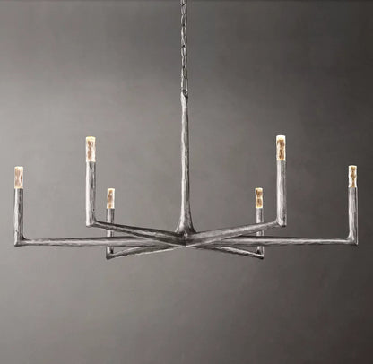 Forgecrest Faceted Glass Chandelier