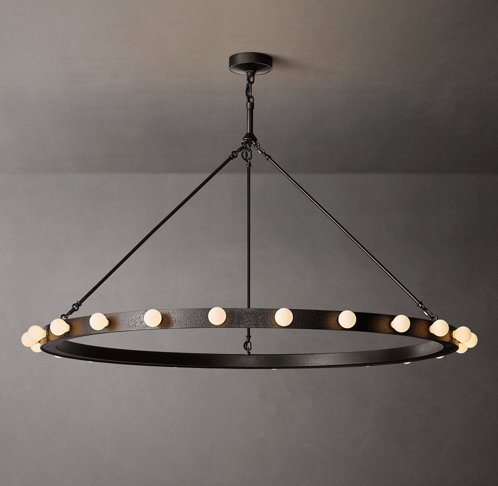Forgecrest Minimal Ring LED Chandelier
