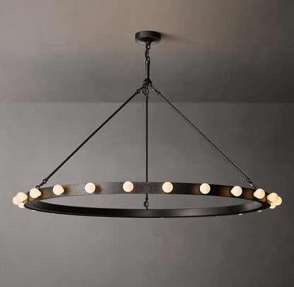 Forgecrest Minimal Ring LED Chandelier