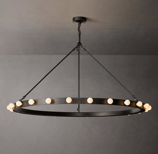 Forgecrest Minimal Ring LED Chandelier