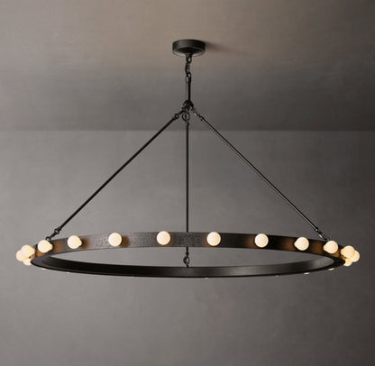 Forgecrest Minimal Ring LED Chandelier