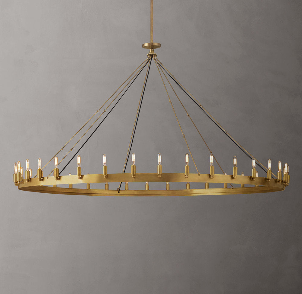 Foundry Filament Halo Chandelier