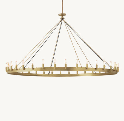 Foundry Filament Halo Chandelier