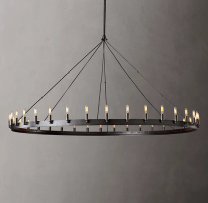 Foundry Filament Halo Chandelier